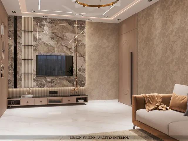 Apartment interior design – Sangath Homes B-1102, Surat (view 2)