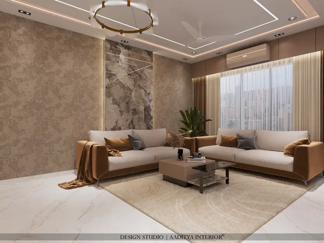Apartment interior design – Sangath Homes B-1102, Surat (view 3)