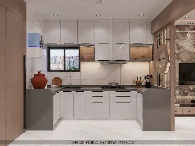 Apartment interior design – Sangath Homes B-1102, Surat (view 4)