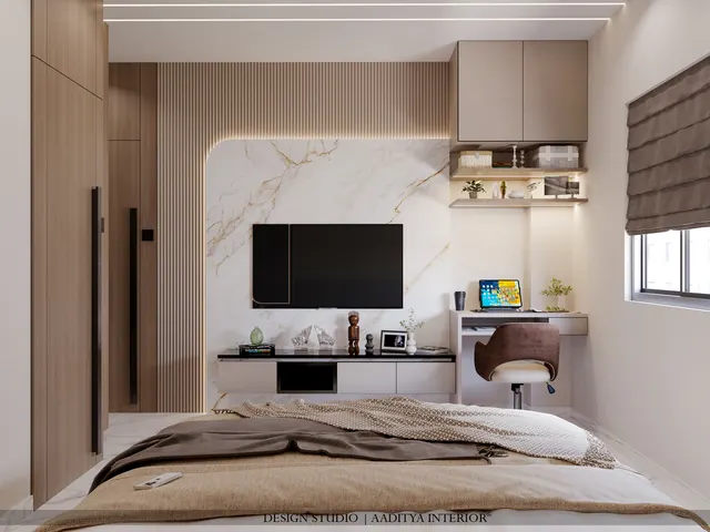 Apartment interior design – Satyam Residence, Surat (view 3)