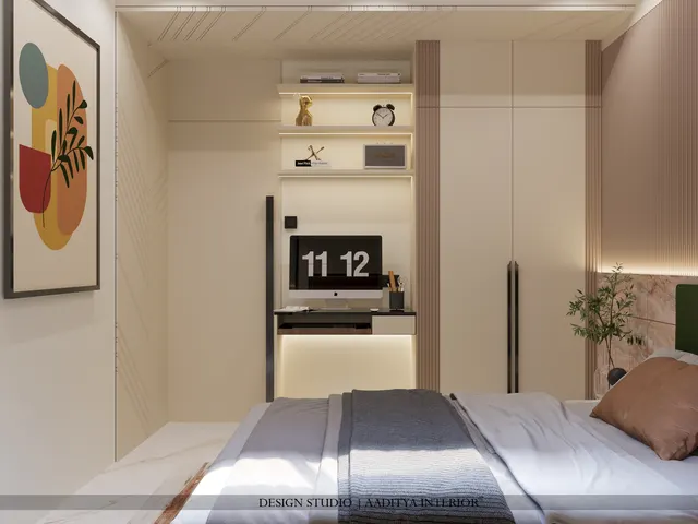 Apartment interior design – Satyam Residence, Surat (view 4)