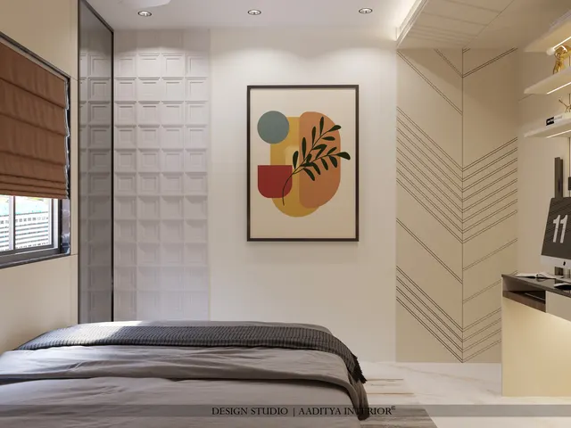 Apartment interior design – Satyam Residence, Surat (view 5)