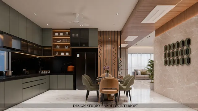 Apartment interior design – Shree Valley 1101, Surat (view 4)