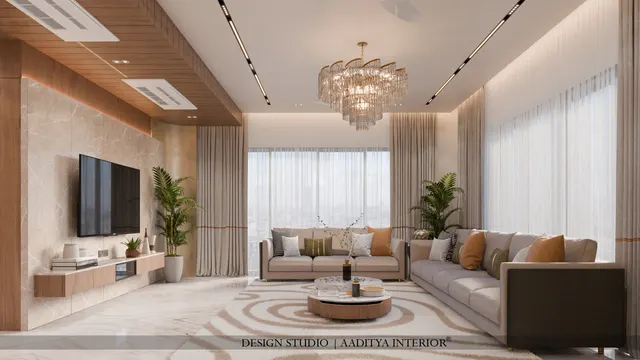 Apartment interior design – Shree Valley 1101, Surat (view 6)