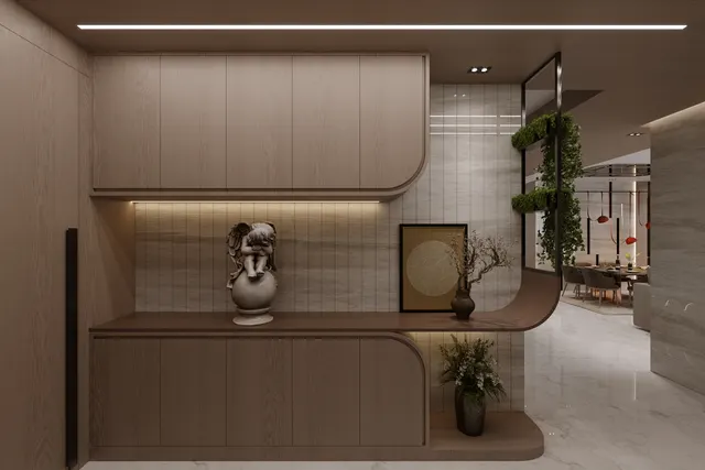 Apartment interior design – Shree Valley 802, Surat (view 8)