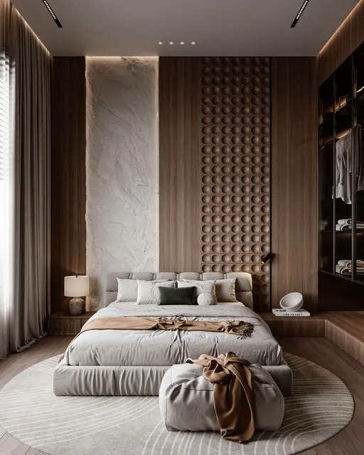 Apartment interior design – Shree Valley 802, Surat (view 10)