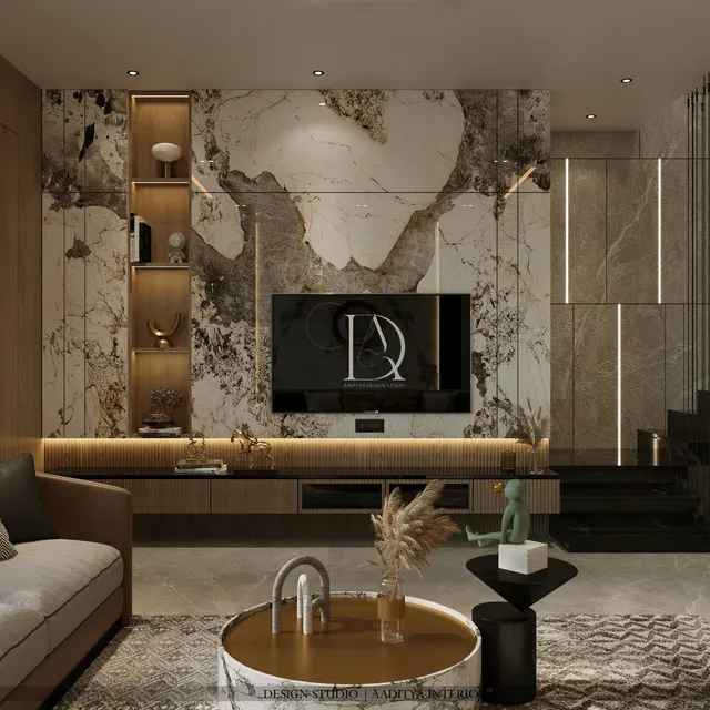 Row House interior design – Siddhivinayak Residence, Surat (view 2)