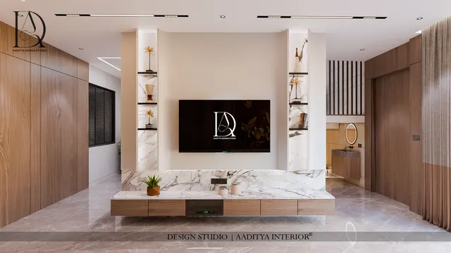 Bungalow & Elevation interior design – Sculpted Stair Bungalow, Surat (view 3)