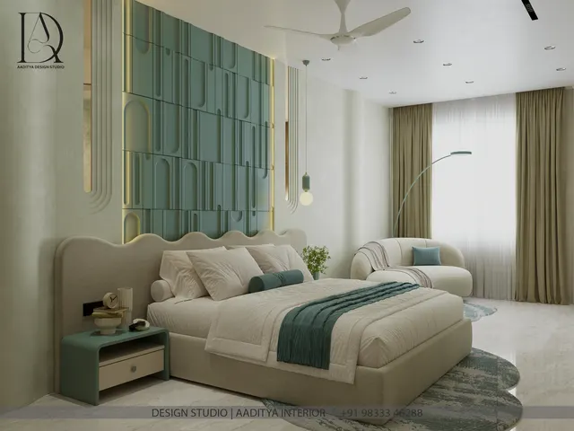 Bungalow & Elevation interior design – Sculpted Stair Bungalow, Surat (view 11)
