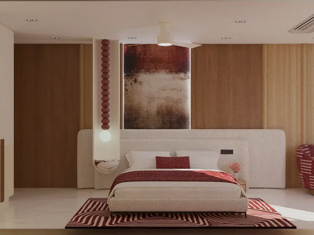 Bungalow & Elevation interior design – Sculpted Stair Bungalow, Surat (view 12)