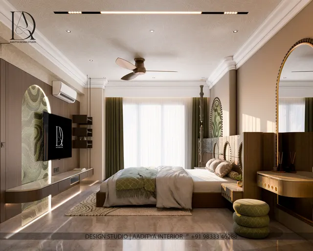 Duplex Apartment interior design – Sun Sattvam, Surat (view 4)