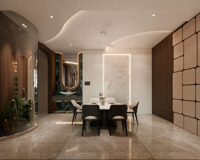 Apartment interior design – Surya Signature C-505, Surat (view 2)