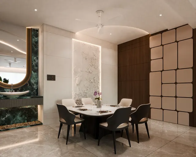 Apartment interior design – Surya Signature C-505, Surat (view 3)