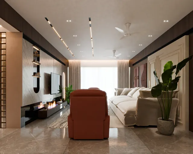 Apartment interior design – Surya Signature C-505, Surat (view 4)