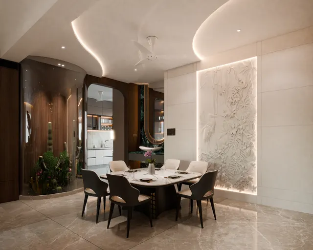 Apartment interior design – Surya Signature C-505, Surat (view 5)