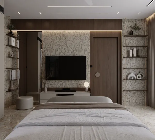 Apartment interior design – Surya Signature C-505, Surat (view 10)