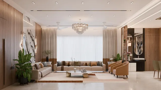 Apartment interior design – Swarg Residency, Surat (view 3)