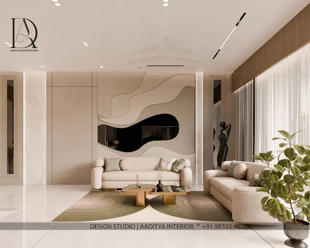 Apartment interior design – The Malabara, Surat (view 3)