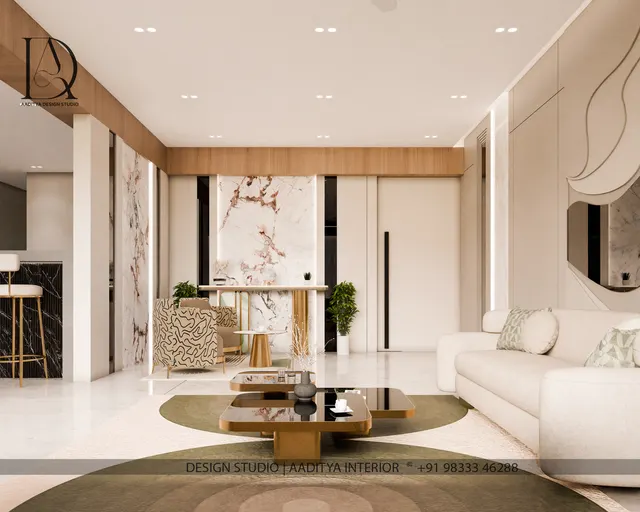 Apartment interior design – The Malabara, Surat (view 4)