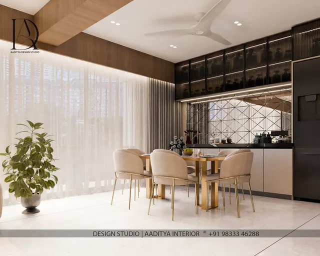 Apartment interior design – The Malabara, Surat (view 5)