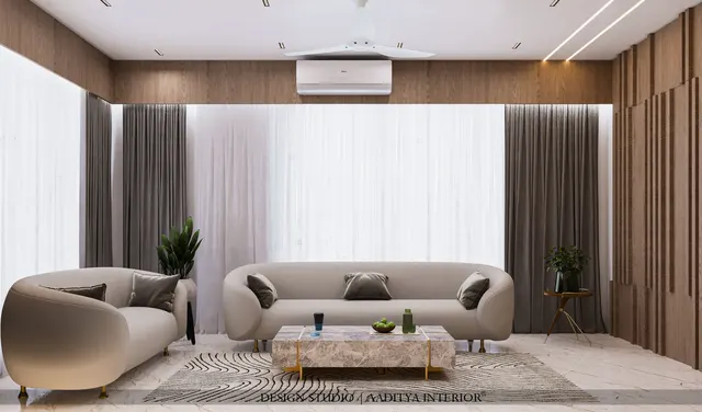 Duplex interior design – Timber & Ivory Residence, Surat (view 9)