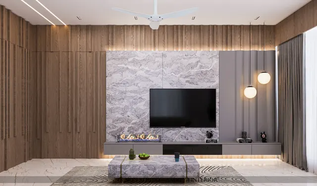 Duplex interior design – Timber & Ivory Residence, Surat (view 11)