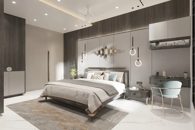Apartment interior design – Venus 1404, Surat (view 5)