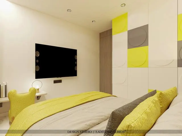 Apartment interior design – Newon Residence, Surat (view 4)