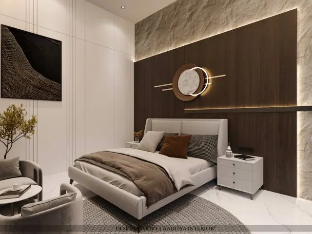 Apartment interior design – Dindoli Residence, Dindoli, Surat (view 9)