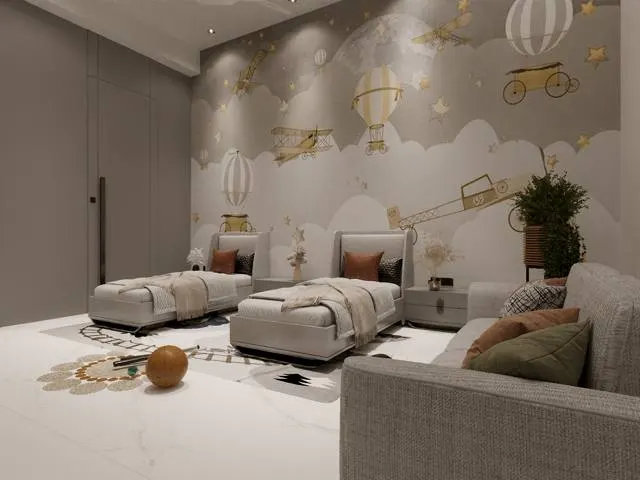Apartment interior design – Dindoli Residence, Dindoli, Surat (view 10)