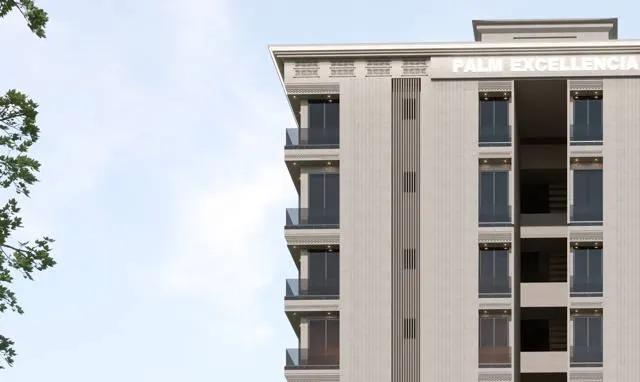 Residential Towers & Banquet Hall interior design – Palm Excellencia, TP-25, Surat (view 2)
