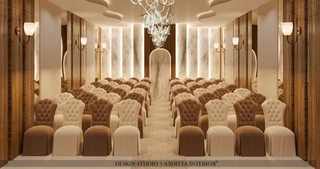 Residential Towers & Banquet Hall interior design – Palm Excellencia, TP-25, Surat (view 10)