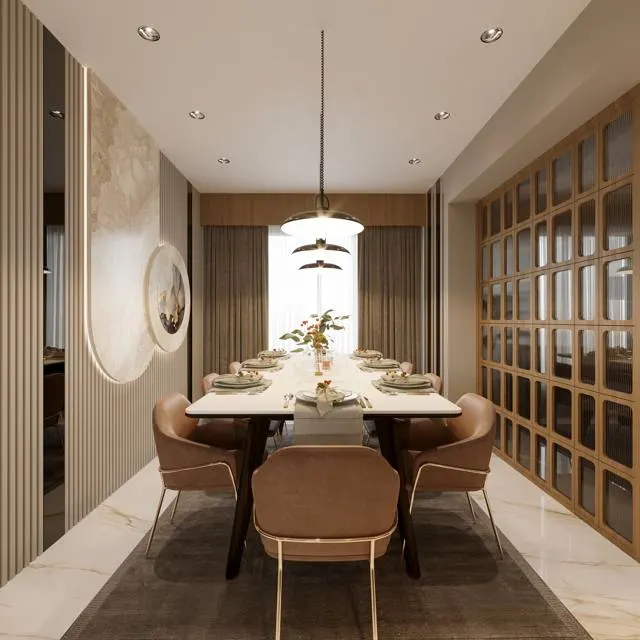 Apartment interior design – Royal Hill Residence, Surat (view 5)