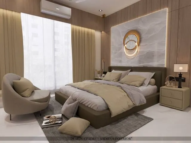 Apartment interior design – Rivanta Residence, Ahmedabad (view 3)