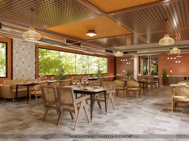 Restaurant interior design – SBL Farm Restaurant, India (view 2)