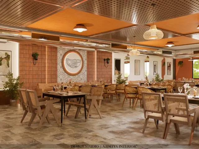 Restaurant interior design – SBL Farm Restaurant, India (view 4)