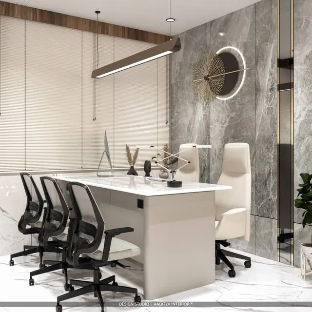 Diamond Office interior design – Diamond Bourse Office 610, Surat Diamond Bourse (view 3)