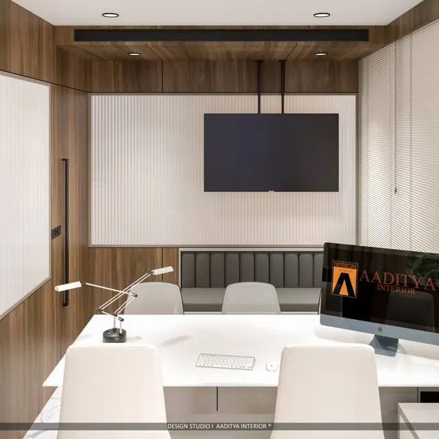 Diamond Office interior design – Diamond Bourse Office 610, Surat Diamond Bourse (view 4)