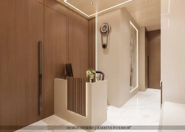 Diamond Office interior design – Diamond Bourse Office 730, Surat Diamond Bourse (view 3)