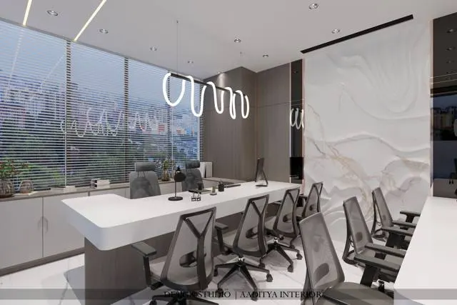 Diamond Office interior design – Diamond Bourse Office J-707, Surat Diamond Bourse (view 3)