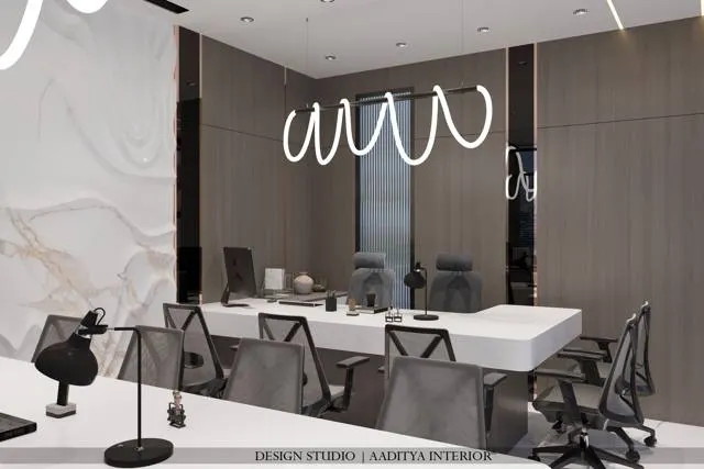 Diamond Office interior design – Diamond Bourse Office J-707, Surat Diamond Bourse (view 4)