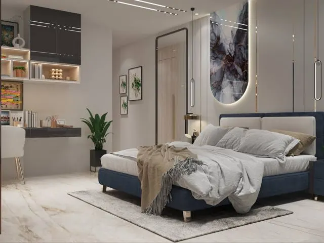 Apartment interior design – Shreepad Arena, Surat (view 3)
