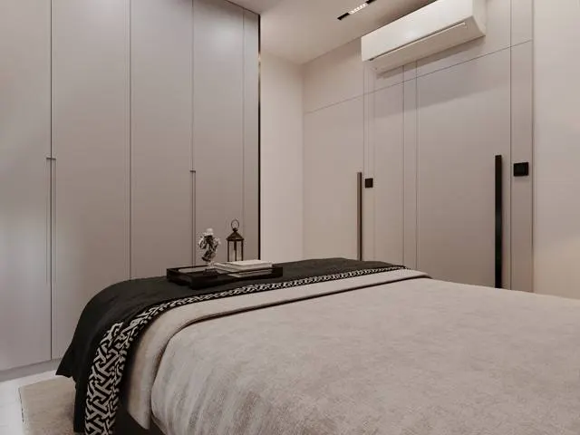 Combined Apartment interior design – Skynand 1301–1302, Surat (view 5)