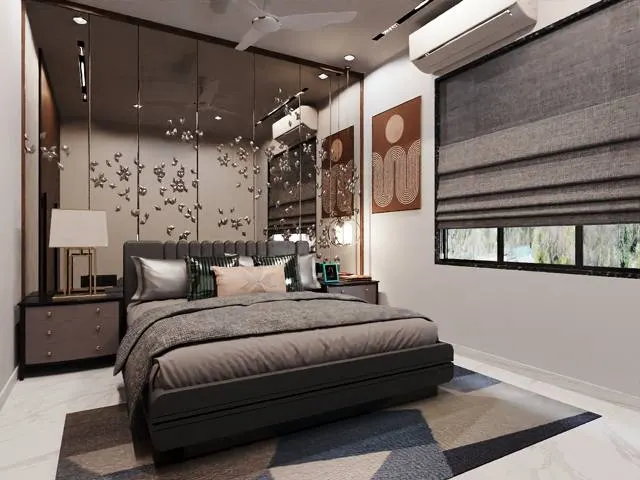 Combined Apartment interior design – Skynand 1301–1302, Surat (view 7)