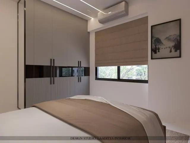 Combined Apartment interior design – Skynand 1301–1302, Surat (view 8)