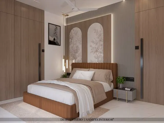 Combined Apartment interior design – Skynand 1301–1302, Surat (view 9)