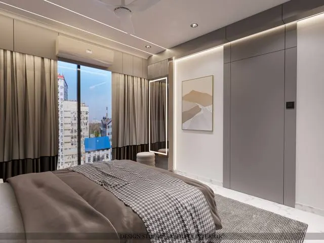 Apartment interior design – Kiran 1002, Surat (view 3)