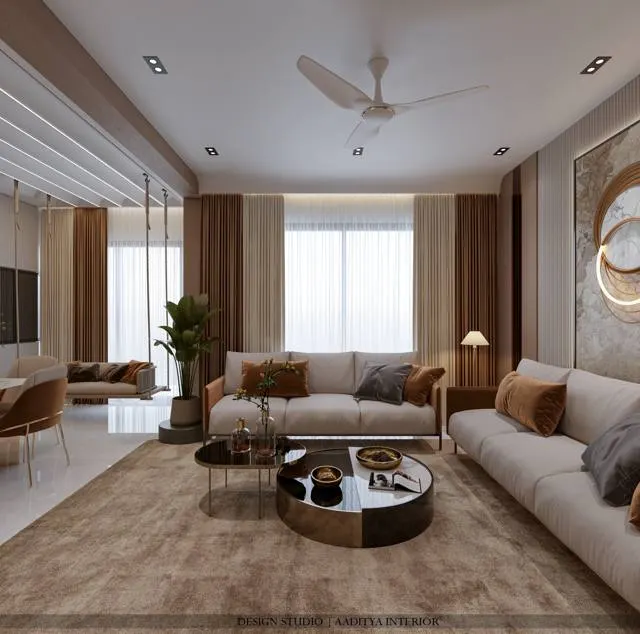 Apartment interior design – Kiran 1002, Surat (view 7)