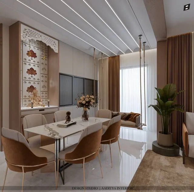 Apartment interior design – Kiran 1002, Surat (view 8)