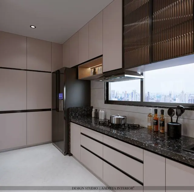 Apartment interior design – Kiran 1002, Surat (view 9)